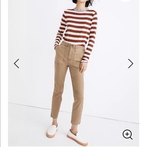 Madewell Stovepipe Fatigue Pants